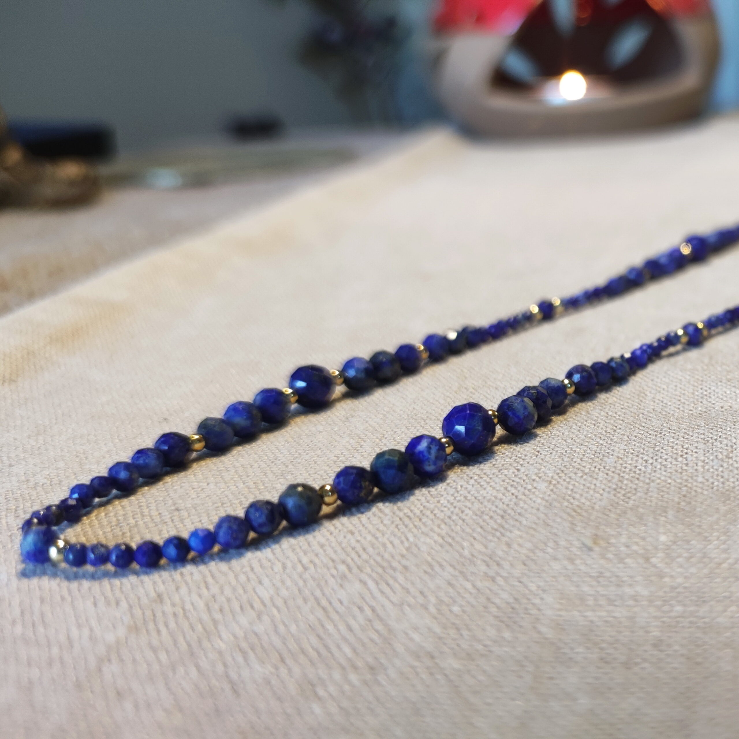 Łańcuszek do okularów z lapisem lazuli - Image 7